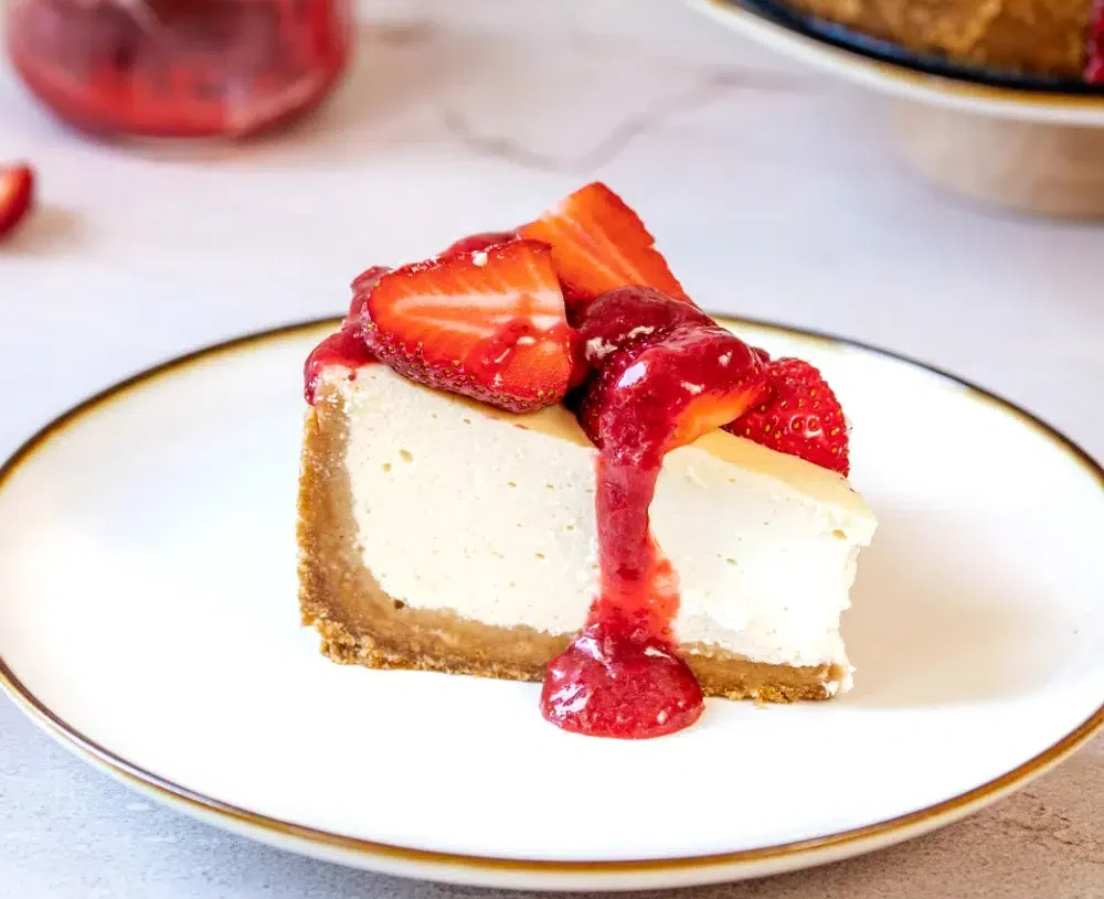 Keto Strawberry Cheesecake!