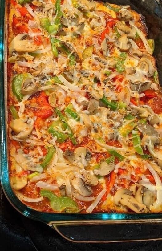 Keto Pizza Casserole