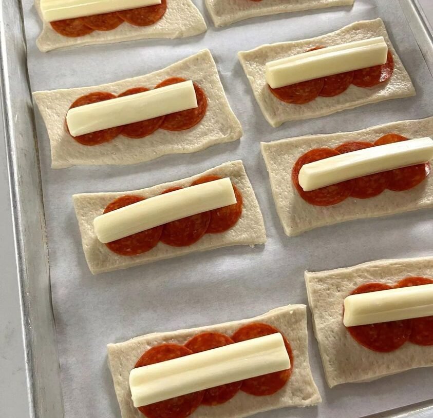 Keto Homemade pizza sticks
