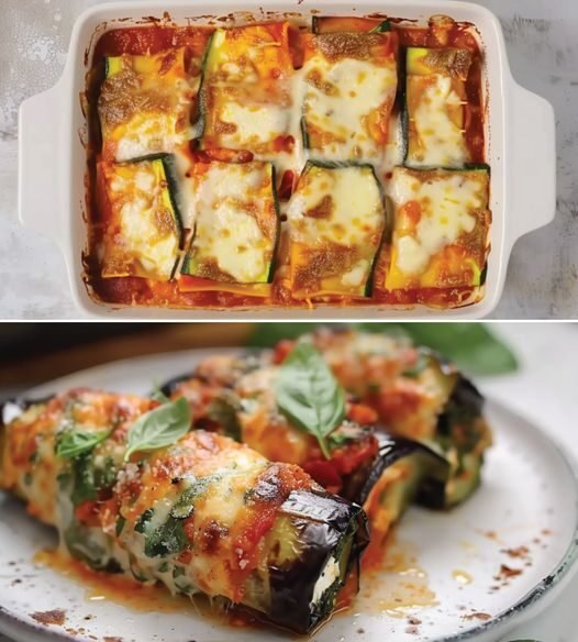 Vegan Spinach and Olive Eggplant Rollatini