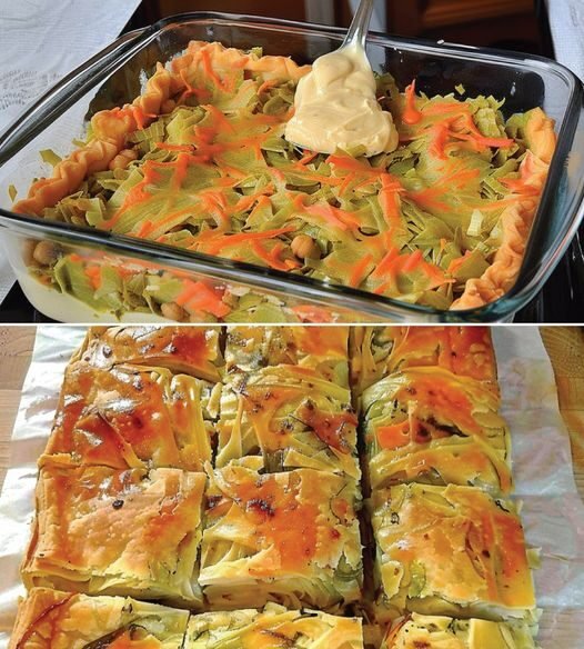 Vegan Cabbage and Chickpea Pie!