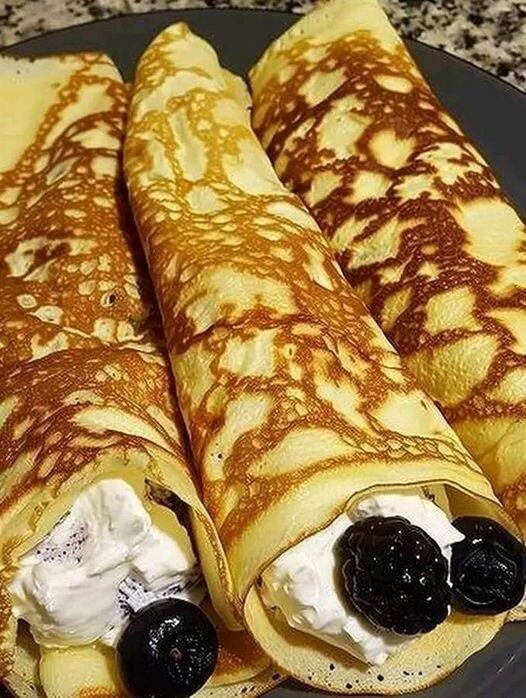 Vegan Cream Cheese Crepes