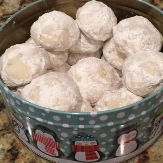 Sweetened Condensed Milk Snowball Cookies