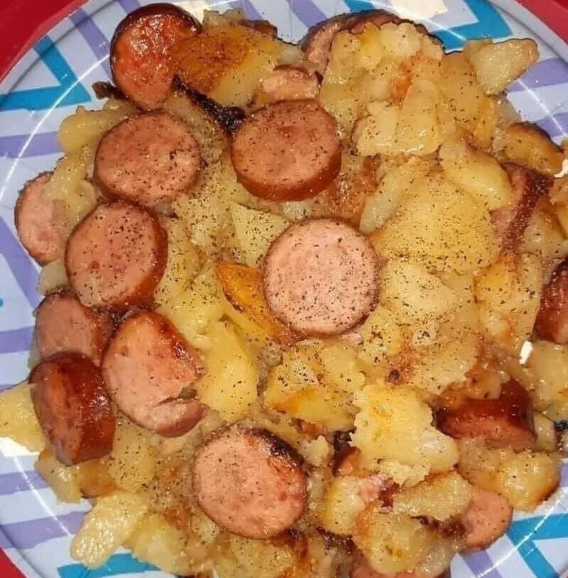 FRIED POTATOES AND ONIONS