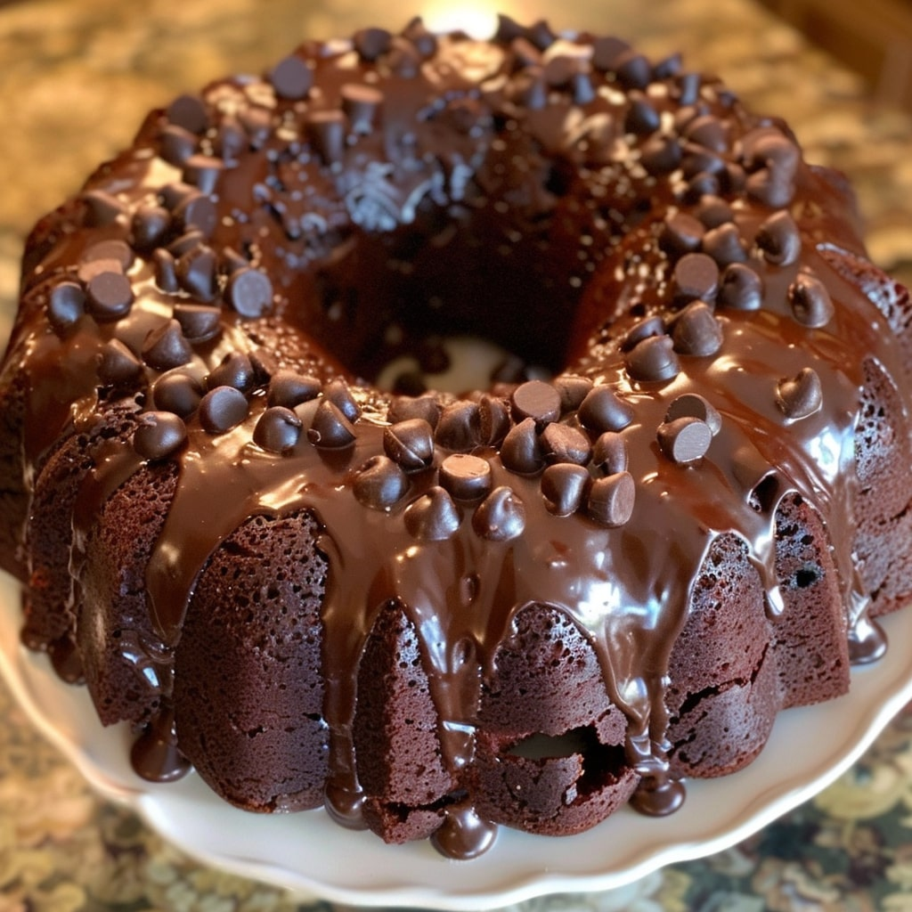 Vegan Death by Chocolate Cake with Ganache Icing🍮🧊