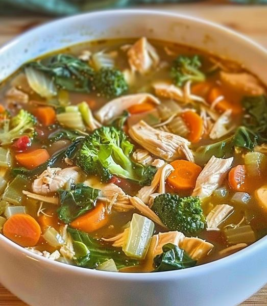 DETOX KETO SOUTHWEST CHICKEN SOUP