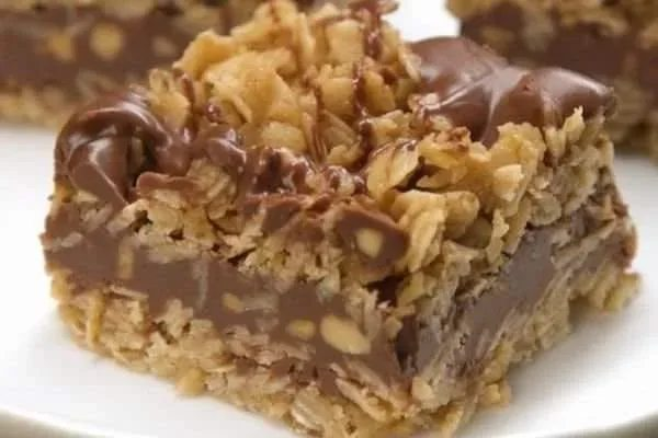 Chocalate Oatmeal No Bake Bars