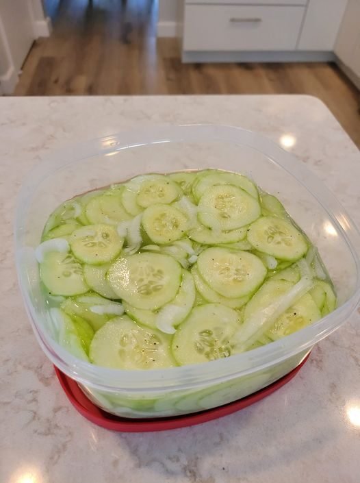 Cucumber and Onion Salad