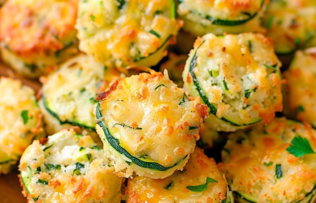 Cheesy Zucchini Bites