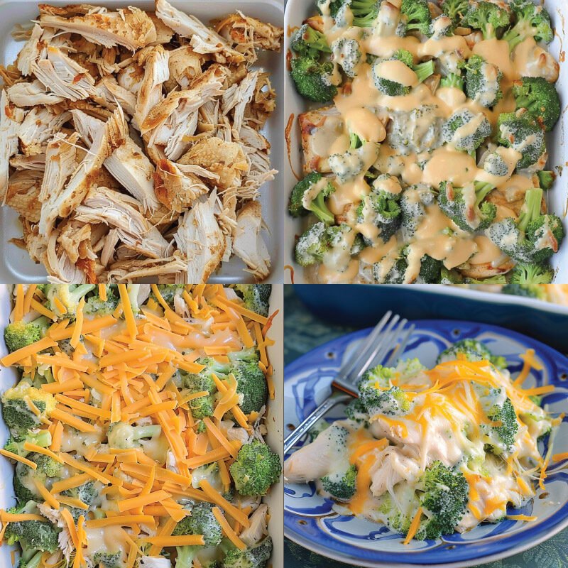 KETO CHICKEN BROCCOLI CASSEROLE