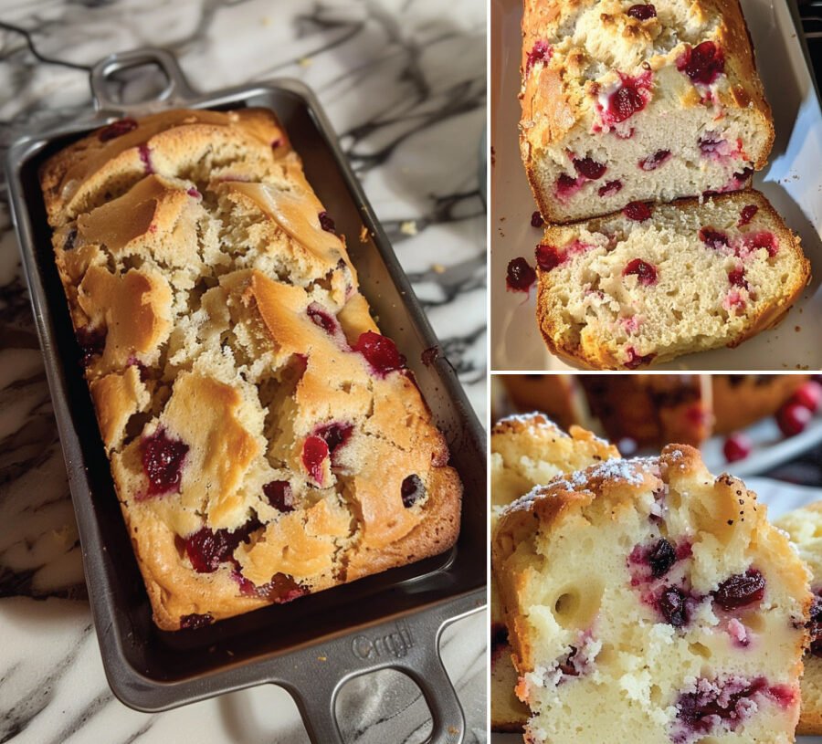 Keto Cranberry Cream Cheese Soft Bread