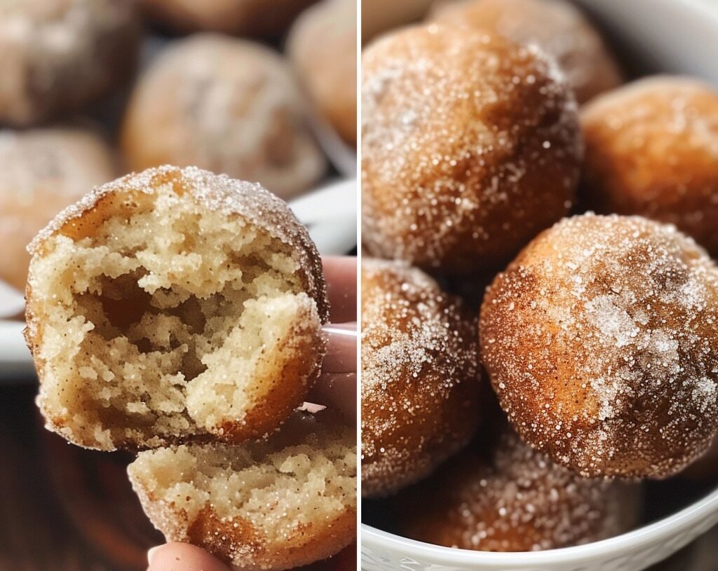 Keto Cinnamon Sugar Donut Holes