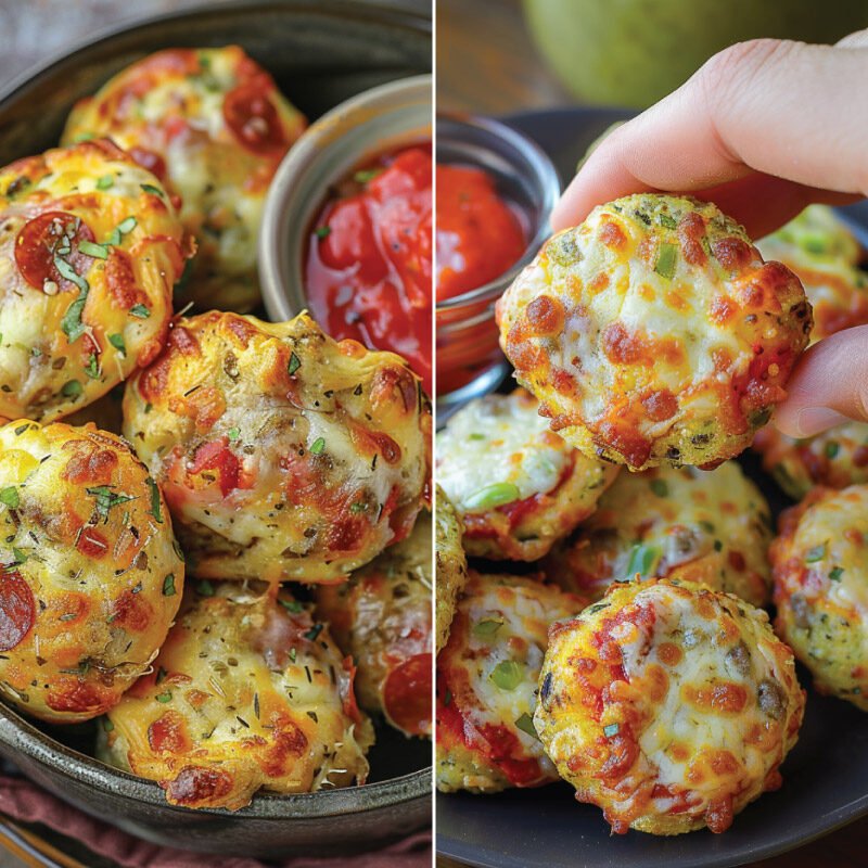 Keto Pizza Puffs