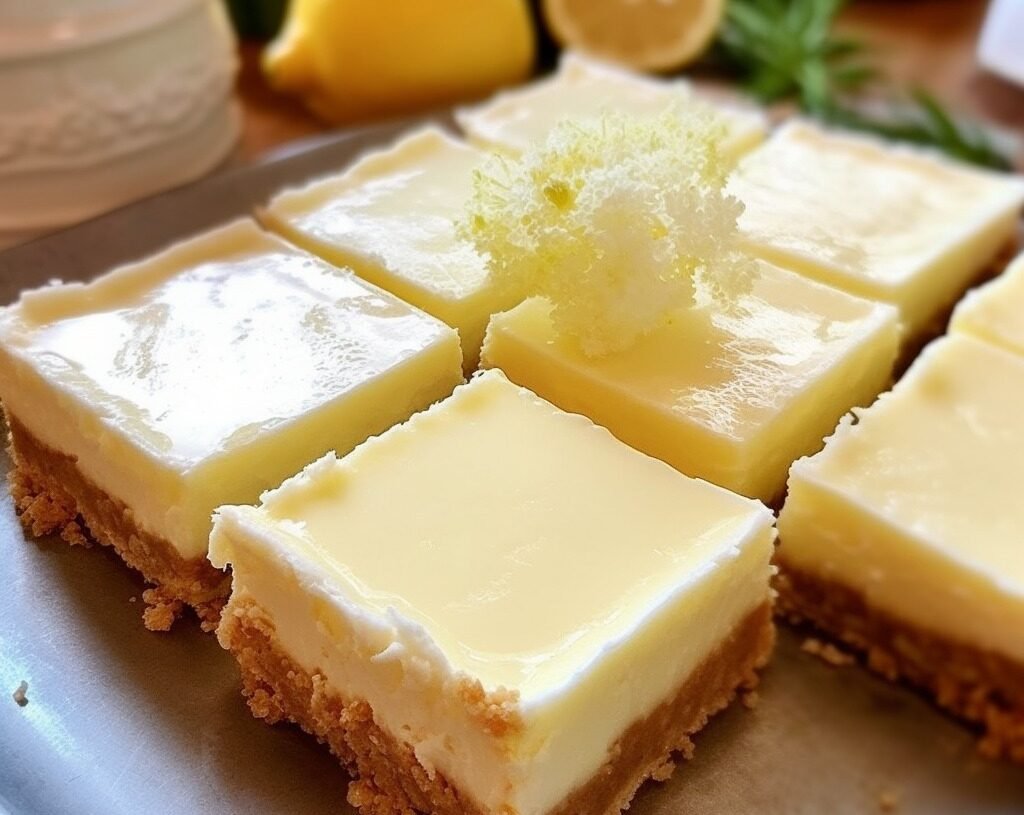 KETO CREAMY LEMON SQUARES