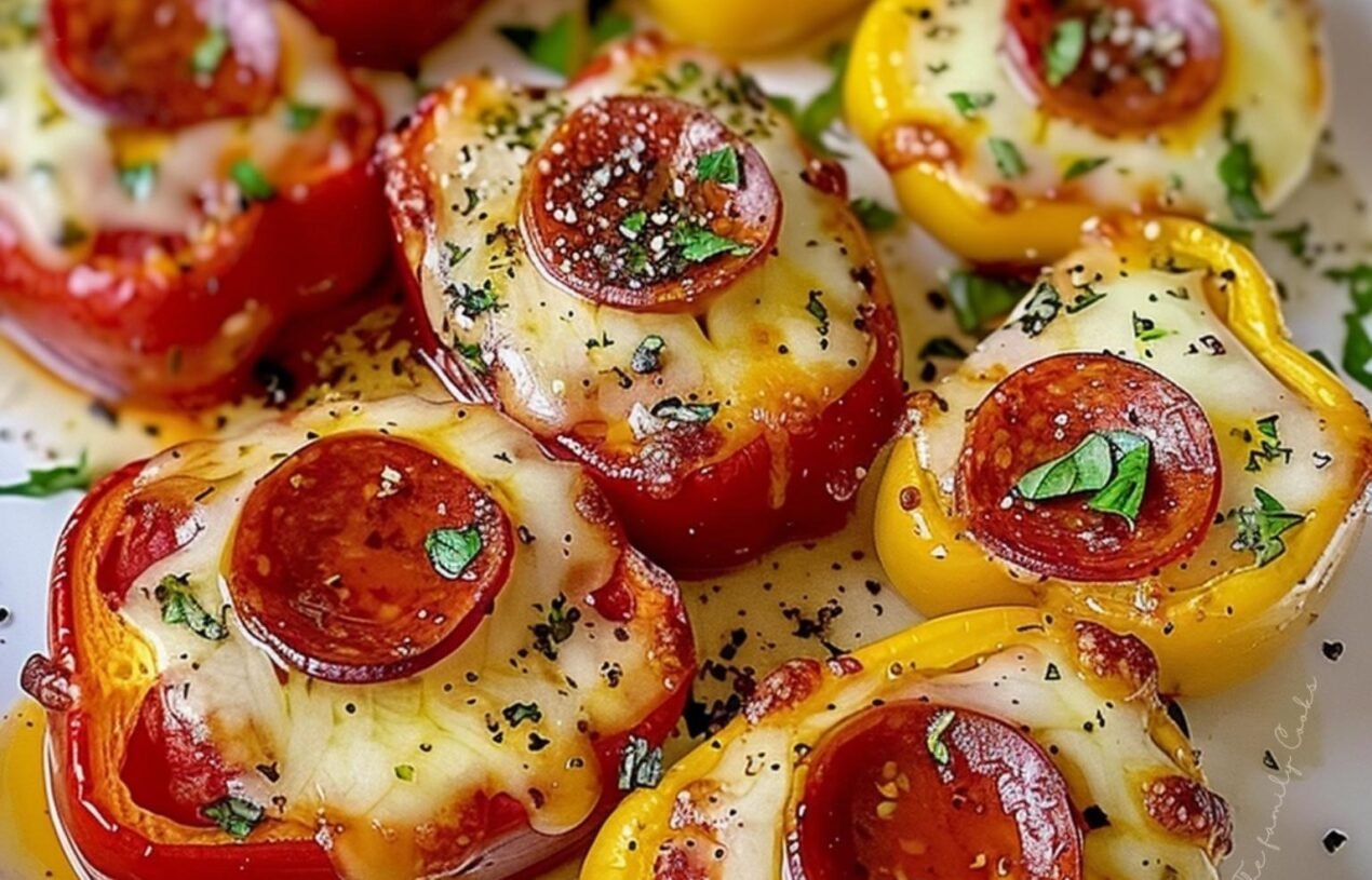 Keto Bite Pizza Pepper Poppers