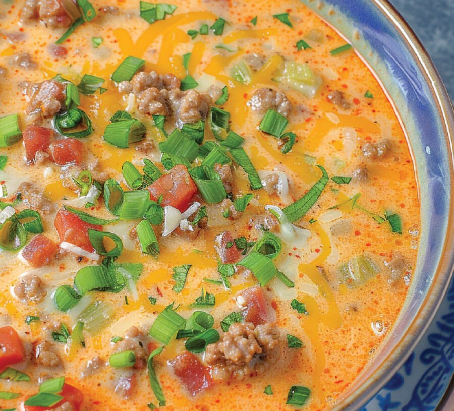 Keto Cheeseburger Soup