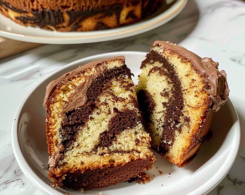 Cute Keto Marble Cake