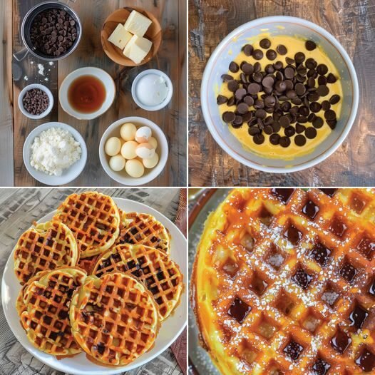 Keto Chocolate Chip Waffles