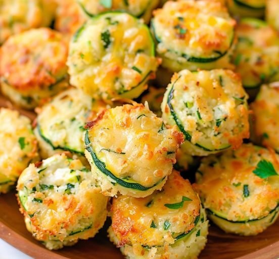 Cheesy Zucchini Bites