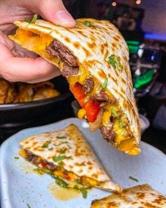 Spinach and Mushroom Quesadillas