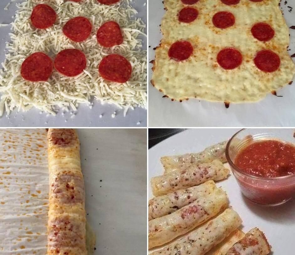 KETO PIZZA ROLL UPS