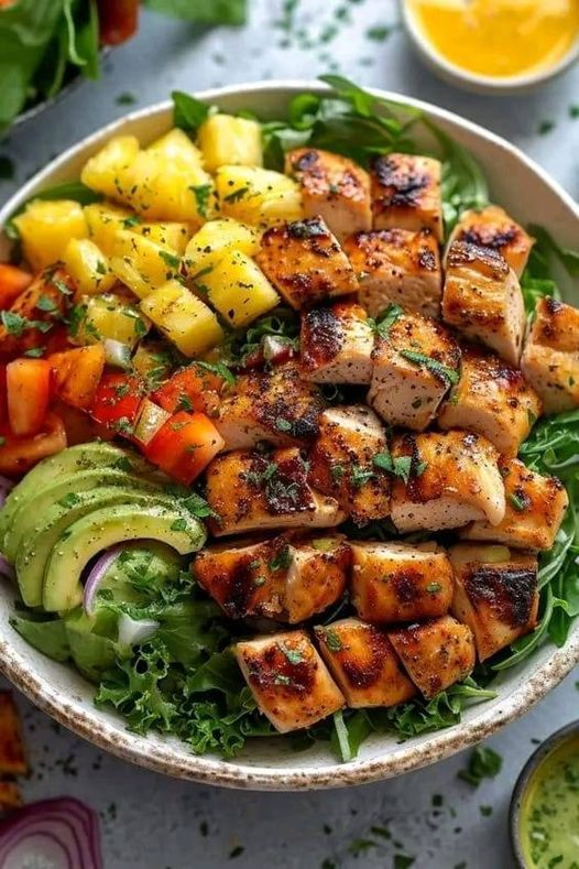 Vegan Grilled Tofu Salad