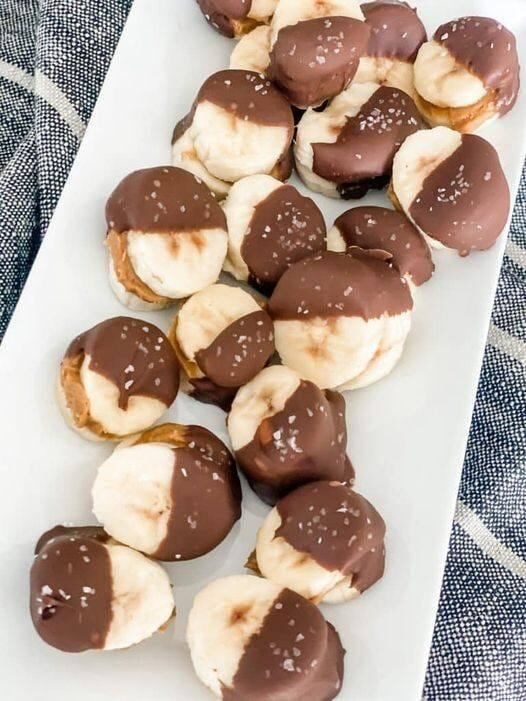 Zero-Point Frozen Peanut Butter Chocolate Banana Bites