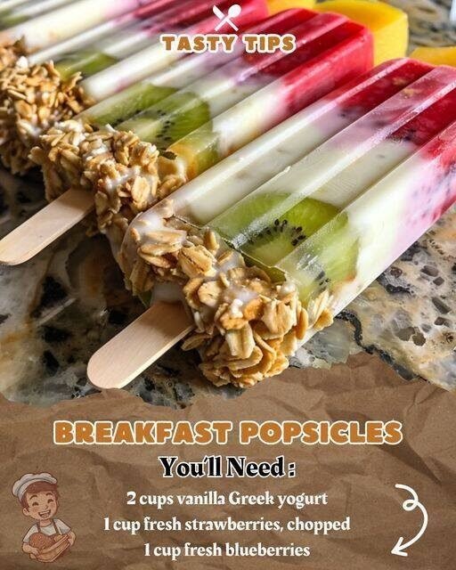 Breakfast Popsicles