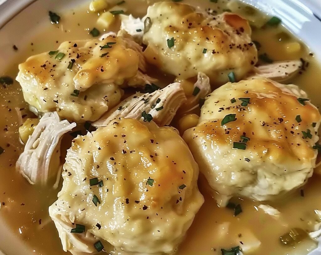 Slow Cooker Chicken and Dumplings