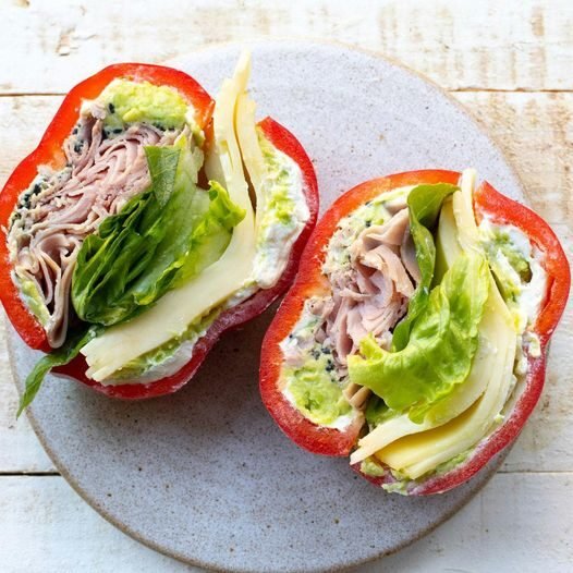 Weight Watchers-Friendly Pepper Sandwiches