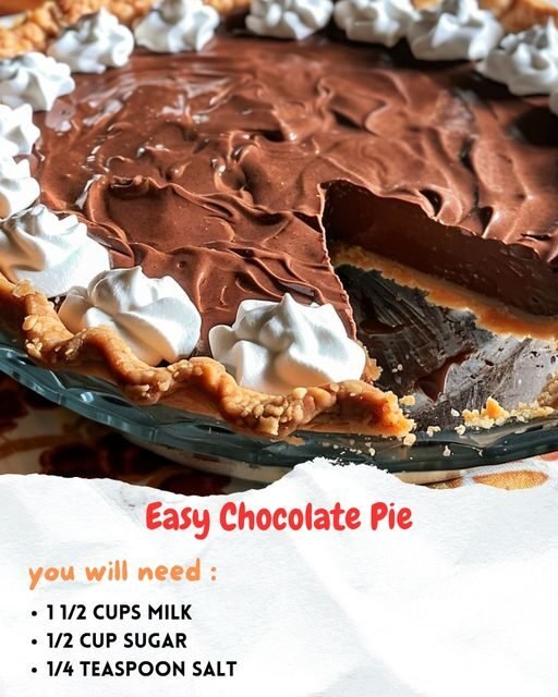 Delicious and Easy Chocolate Pie Recipe
