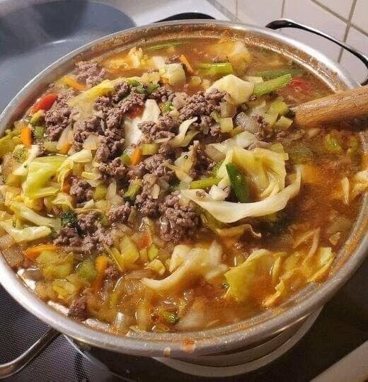 Meaty Cabbage Soup