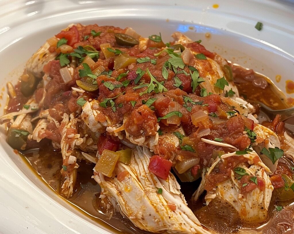 Crock Pot Salsa Chicken