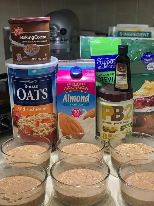 Peanut Butter Cup Overnight Oats