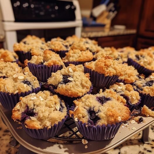 Weight Watcher Oat Banana Blueberry Muffins