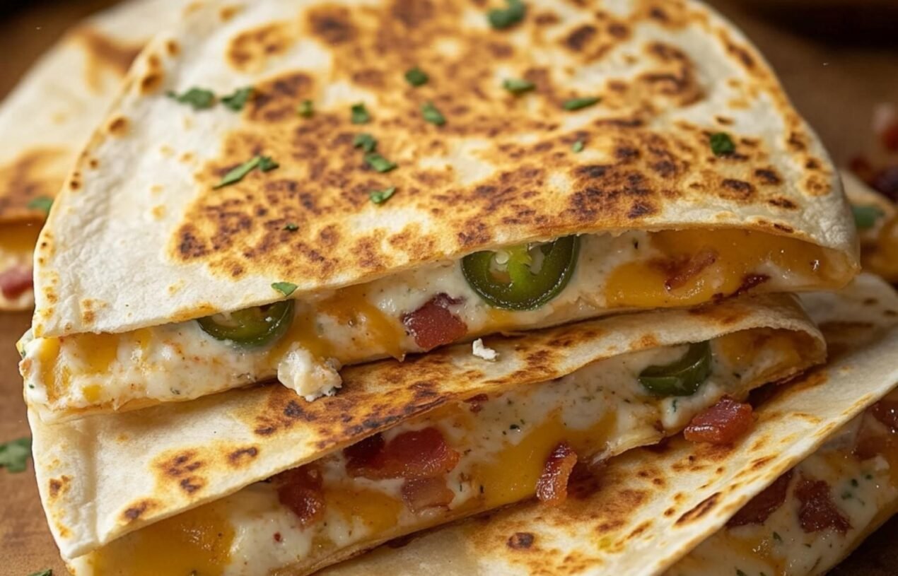 Keto Jalapeño Popper Quesadillas 🌶️🧀