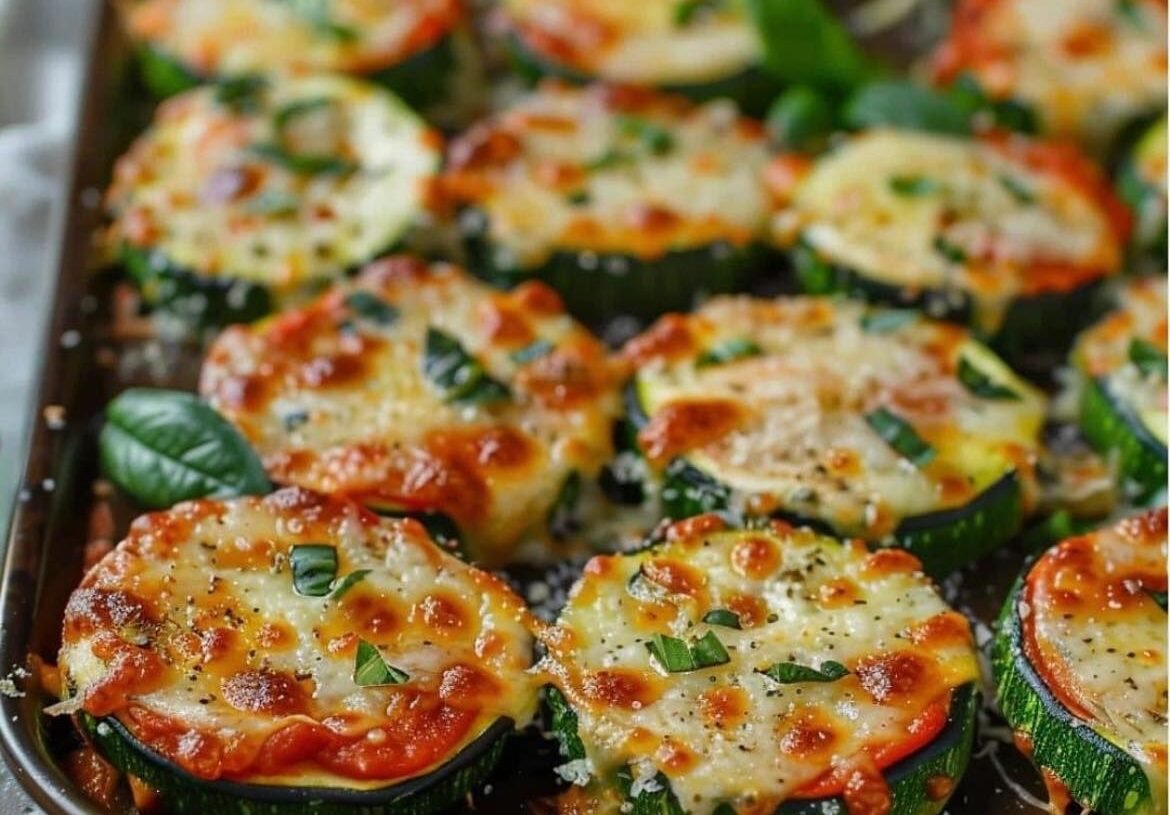 Keto Zucchini Pizza Bites Recipe