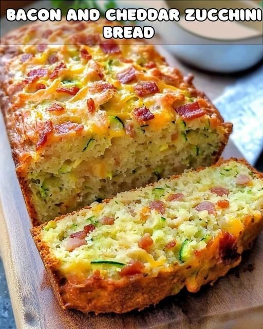 Weight Watchers-Friendly Bacon and Cheddar Zucchini Bread