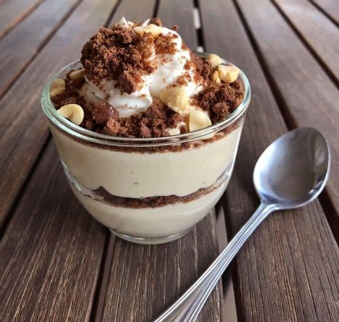 Weight Watchers-Friendly Chocolate Peanut Butter Pie in a Mug