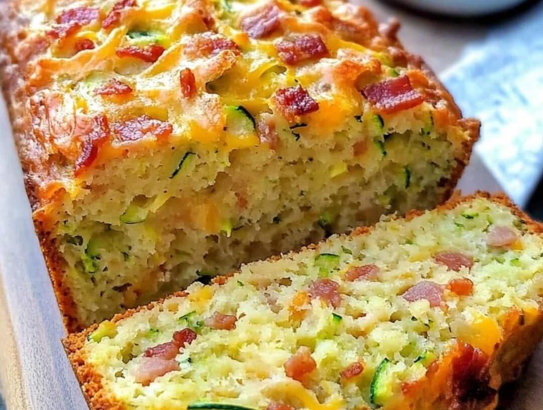 Bacon and Cheddar Zucchini Bread