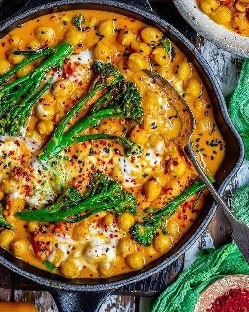 Easy Coconut Chickpea Curry😋🥰