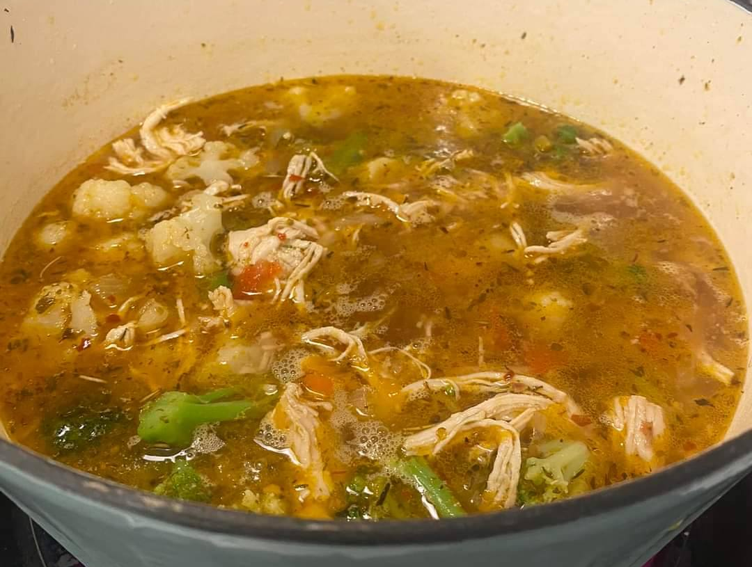 Homemade Detox Keto Southwest Chicken Soup