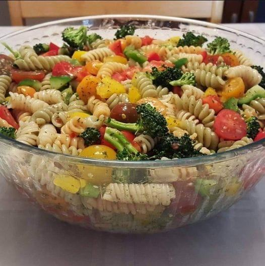 Vegan Primavera Pasta Salad