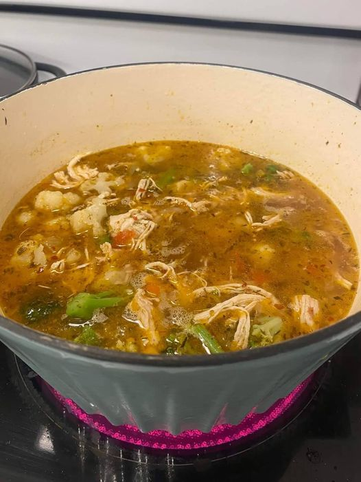 Home Made Detox Keto Southwest Chicken Soup