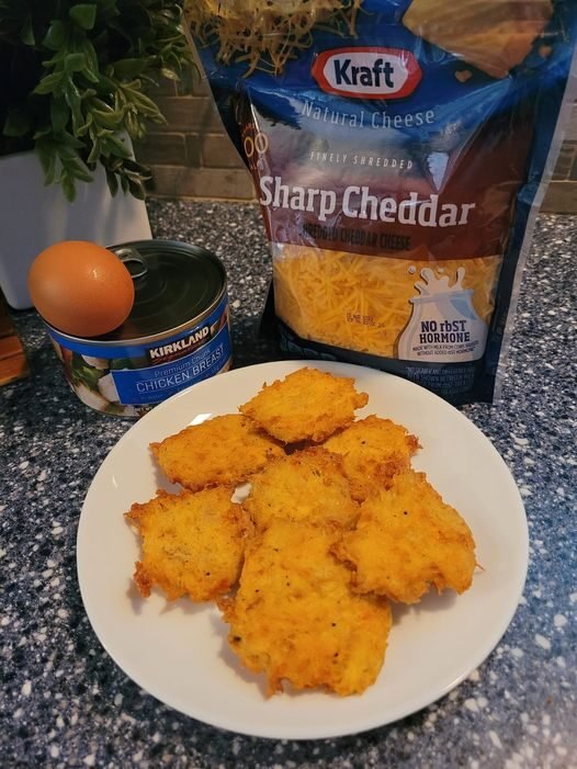 Low-Carb Cheddar Chicken Bites