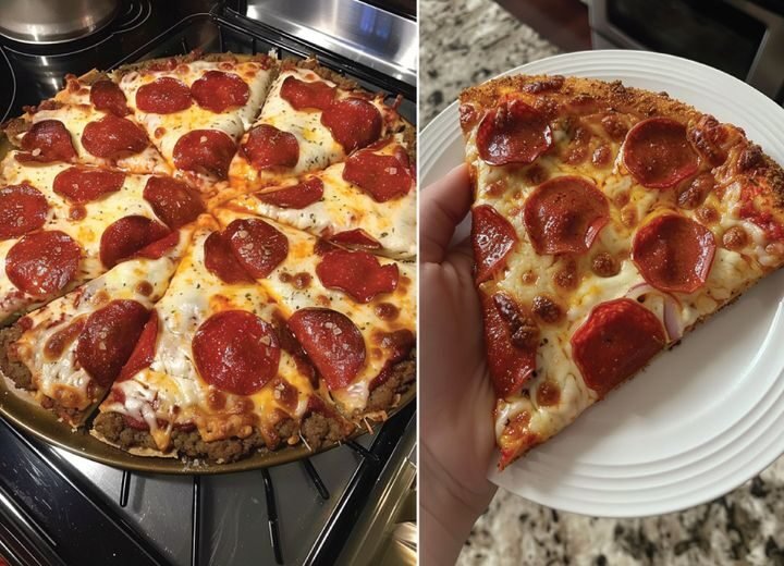 Keto Fathead Pizza Crust