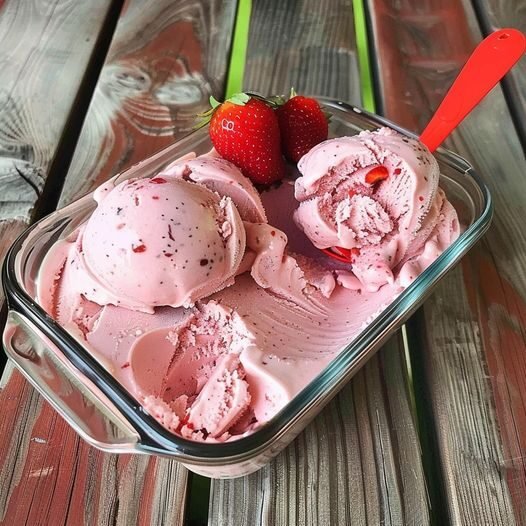 Strawberry Ice Cream Recipe