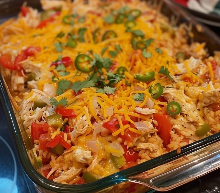 Weight Watchers-Friendly Fajita Chicken Casserole