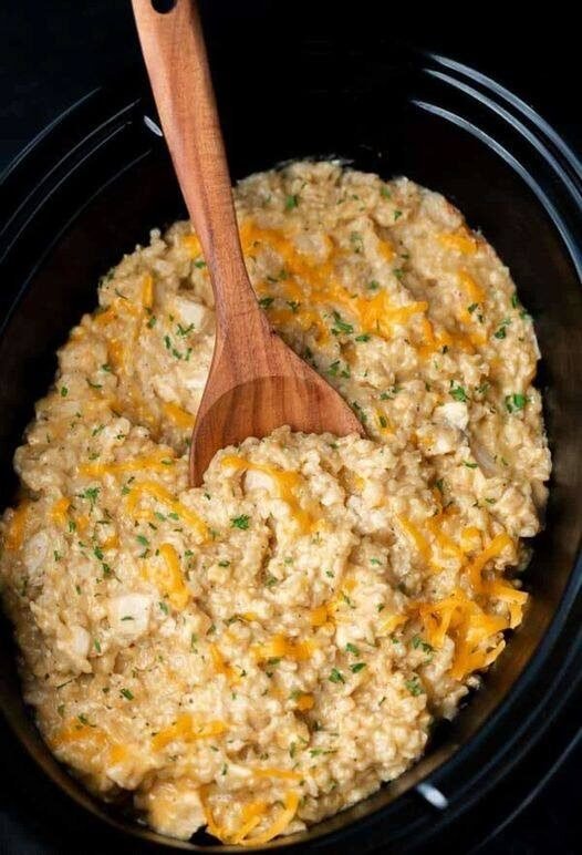 Low-Point Crock Pot Chicken and Rice Recipe