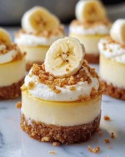 Weight Watchers-Friendly Mini Banana Pudding Cheesecakes